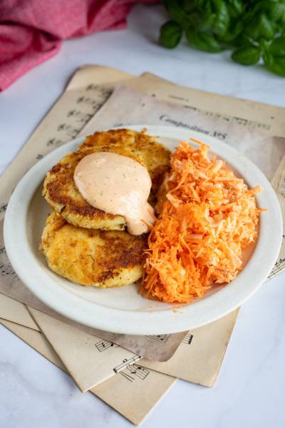 Kotleciki ziemniaczane z kiszoną kapustą