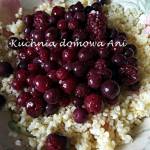 Kasza jaglana z owocami z kompotu/syropu