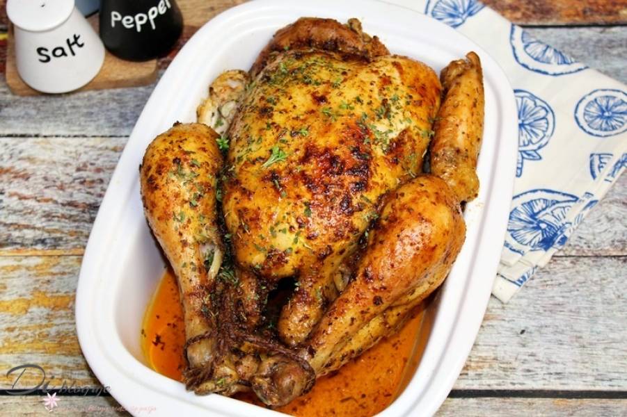 Kurczak z rękawa pieczony w całości