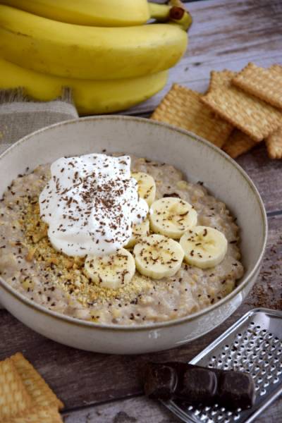 Owsianka al’a banoffee pie