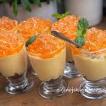 Mandarynkowe love - szybki i prosty  mini deser