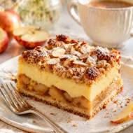 Szarlotka Królewska z budyniem