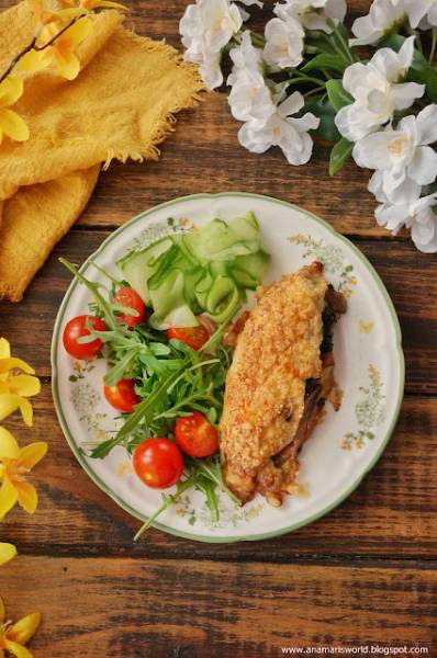 Kieszonki z mięsa mielonego z pieczarkami