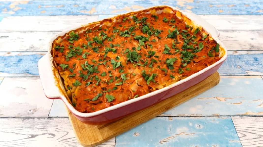 Zapiekanka gołąbkowa + film