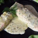 ŁOSOŚ ZAPIEKANY W SOSIE ŚMIETANOWYM