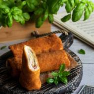 Krokiety z tortilli z szynką i serem