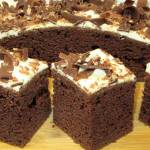 pyszne delikatne CIASTO CZEKOLADOWE z serkowym kremem +FILM