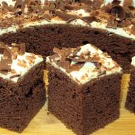 pyszne delikatne CIASTO CZEKOLADOWE z serkowym kremem +FILM