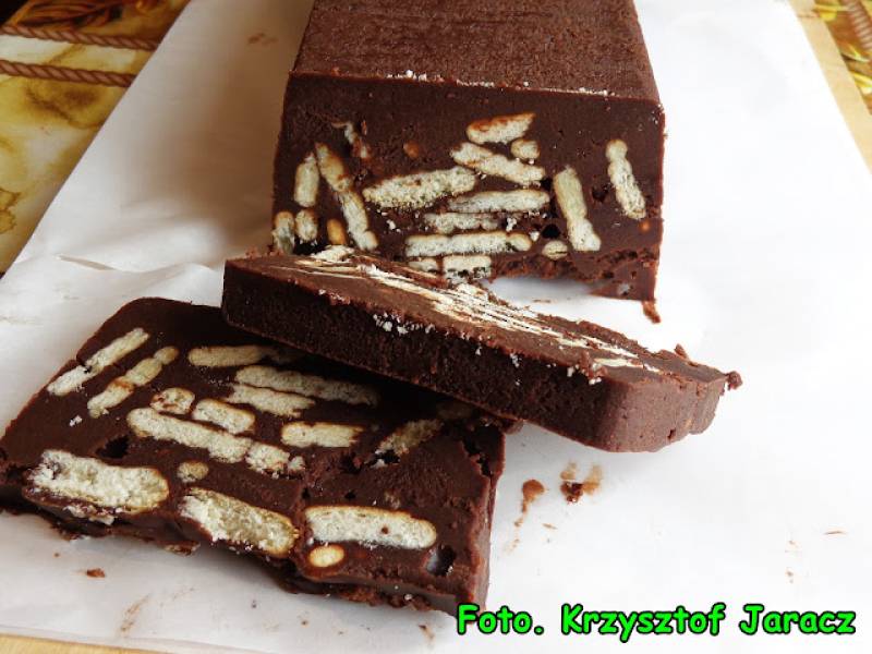 Blok czekoladowy ( z prawdziwą czekoladą ).