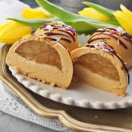 Monoporcje o smaku szarlotki z palną białą czekoladą