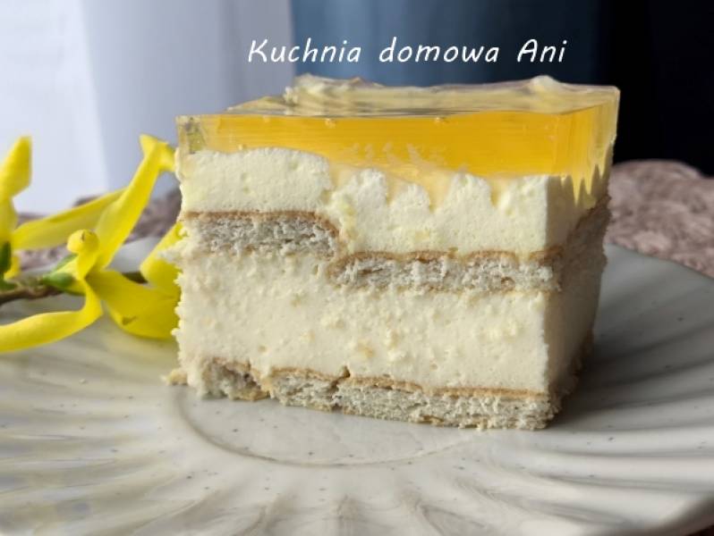 Cytrynowy sernik na zimno (bez pieczenia)