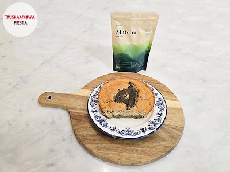 Ciasto bananowe z mąką owsianą i matchą