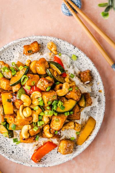 Tofu kung pao