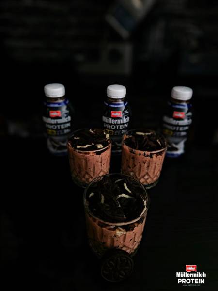 Belriso Protein z MüllerMilk i Białą Czekoladą – Kenwood Cooking Chef XL