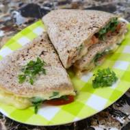 Tortilla z jajkiem, szynką i serem+ film
