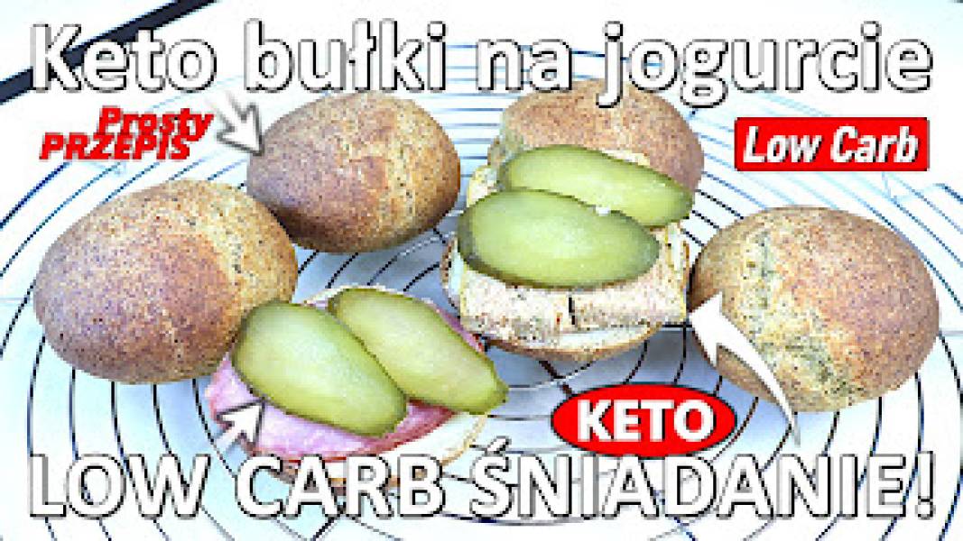 Przepis na keto bułki z jogurtem greckim