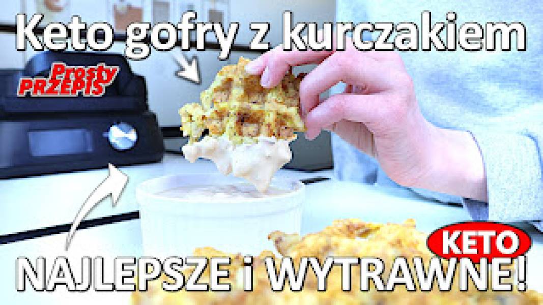 Przepis na gofry z piersią kurczaka