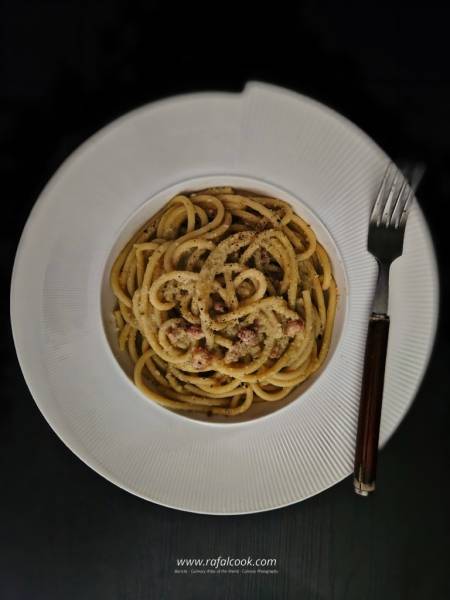 Fake Carbonara z Żółtych Pomidorów