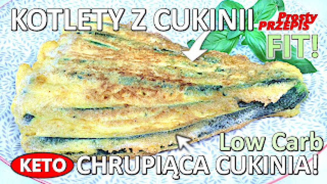 Przepis na kotlety z cukini w wersji low carb