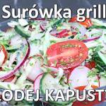 Przepis na surówkę grillową z młodej kapusty i warzyw