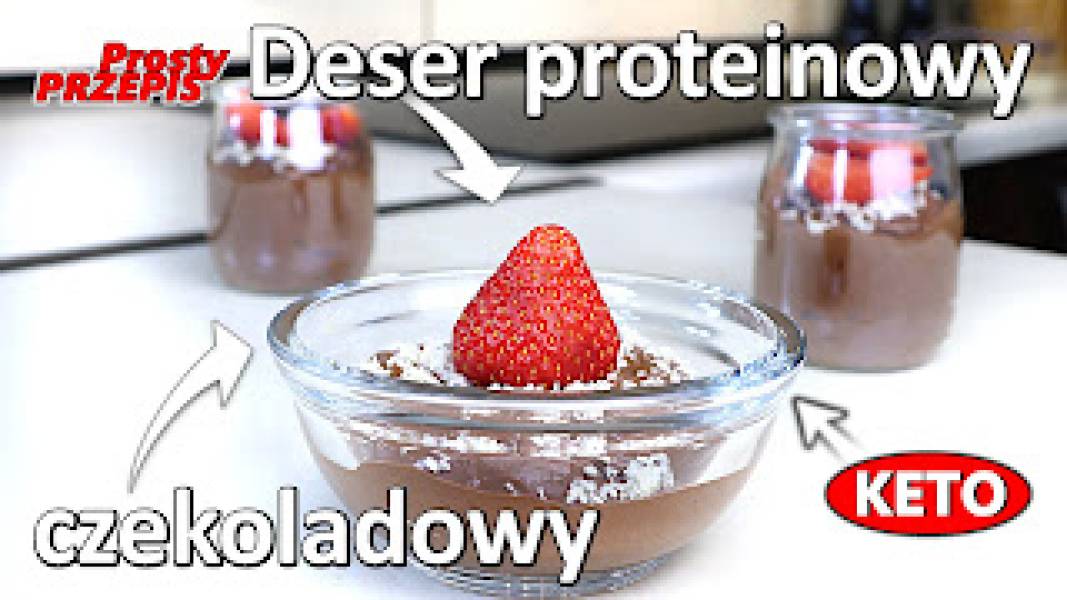 Przepis na proteinowy deser czekoladowy