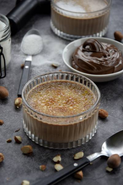 Nutellowy crème brûlée