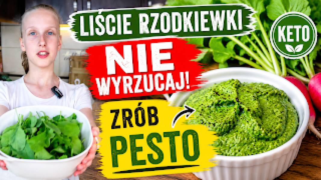 Przepis na pesto z liści rzodkiewek z parmezanem
