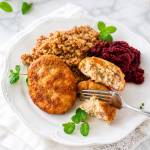 Kotlety mielone z kurczaka z ryżem — soczyste i delikatne