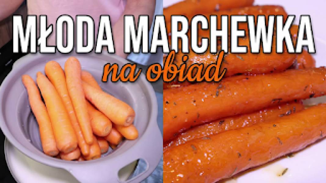 Przepis na młodą marchewkę z patelni