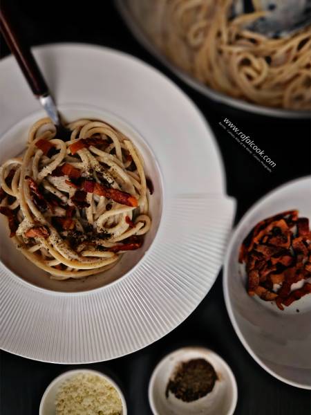 Carbonara z Ricottą, kremowa wersja klasyka
