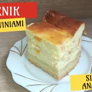 Sernik z brzoskwiniami na biszkopcie Siostry Anastazji