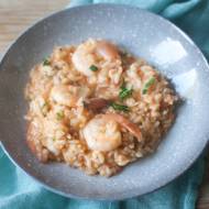 Risotto z krewetkami