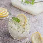 Granita z zielonej herbaty