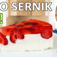 Przepis na keto sernik na zimno z truskawkami