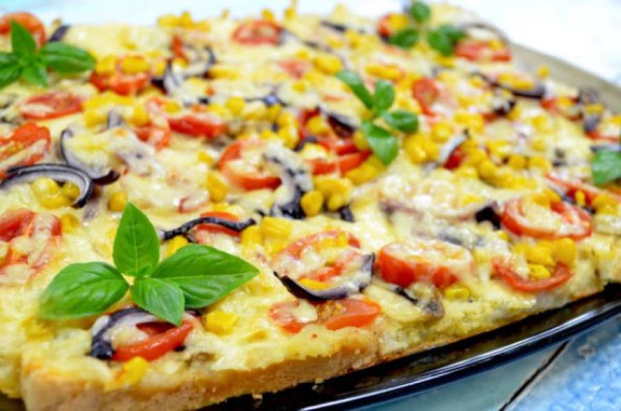 Pizza na chlebie + film