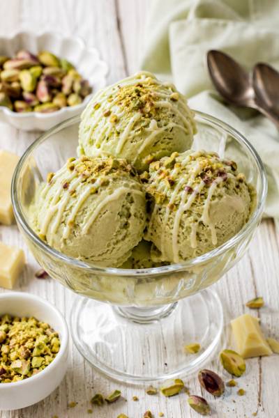 Lody domowe-pistacjowe