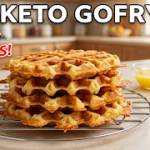 Przepis na keto gofry z mozzarelli