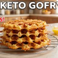 Przepis na keto gofry z mozzarelli