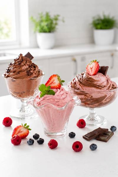Domowe lody z serka wiejskiego
