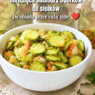 Sałatka z ogórków do słoików na zimę – rodzinny przepis