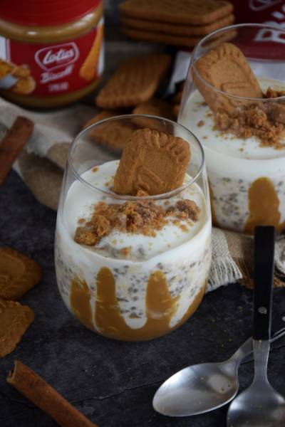 Nocna owsianka Biscoff