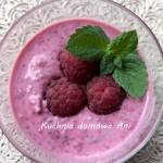 Deser malinowy z chia