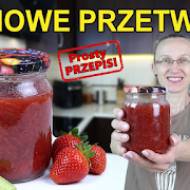 Przepis na domowy dżem z rabarbaru i truskawek