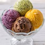 Lody domowe / kiwi, owoce leśne, mango,  czekolada /