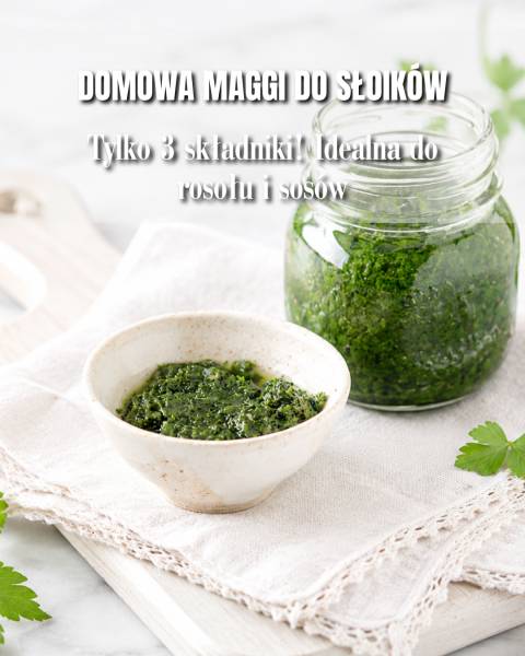 Pasta z lubczyku do zup i sosów – prosty przepis