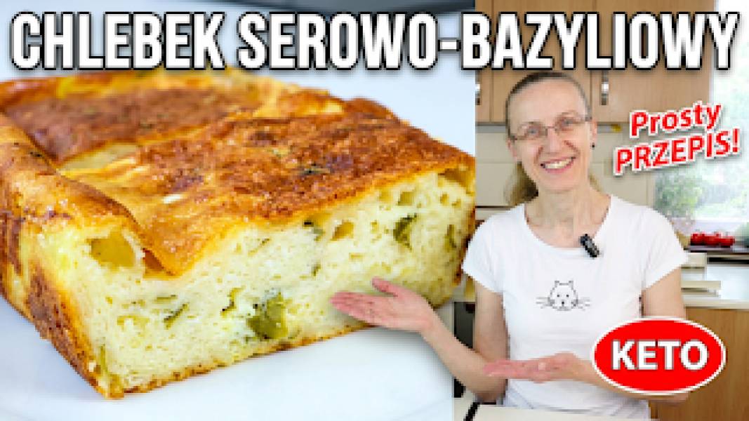 Przepis na chlebek serowo bazyliowy