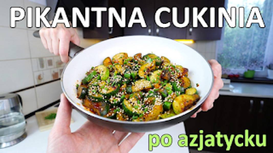 Przepis na cukinię w stylu azjatyckim