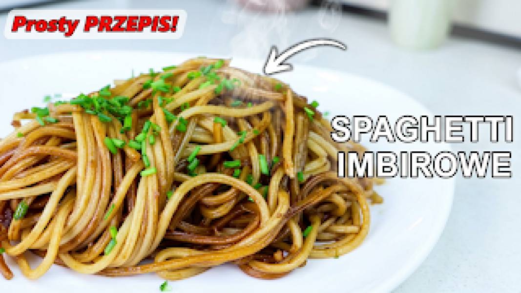 Przepis na spaghetti w sosie imbirowym