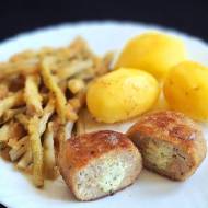 Kotlety mielone drobiowe z serkiem topionym