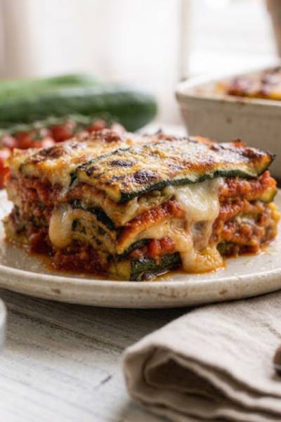 Zapiekanka z cukinii/ Parmigiana di Zucchine –